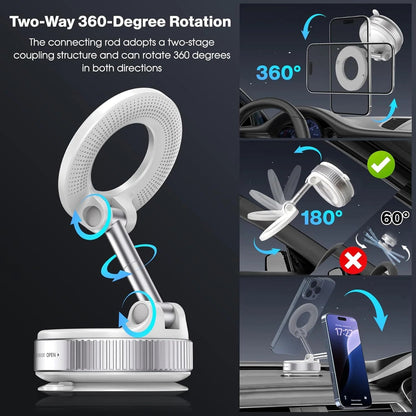Heavy-duty 360° Vacuum Magnetic Phone Holder