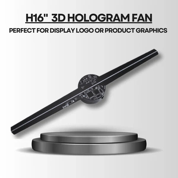 3D Hologram Advertising Fan Projector (16.5" LED Display)